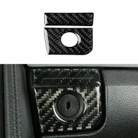 carbon fiber car inner stickers storage box switch sticker cover trim for ford mustang 2015 2016 2017 2018 2019 accessories