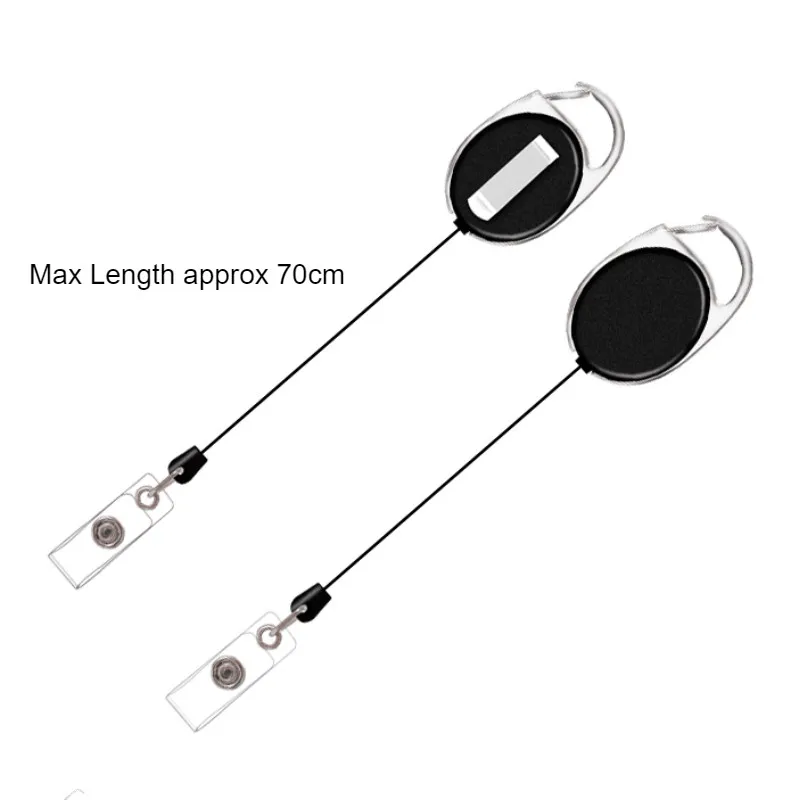 Работа держатель для карт аксессуары чехла бейджа выдвижной брелок работника