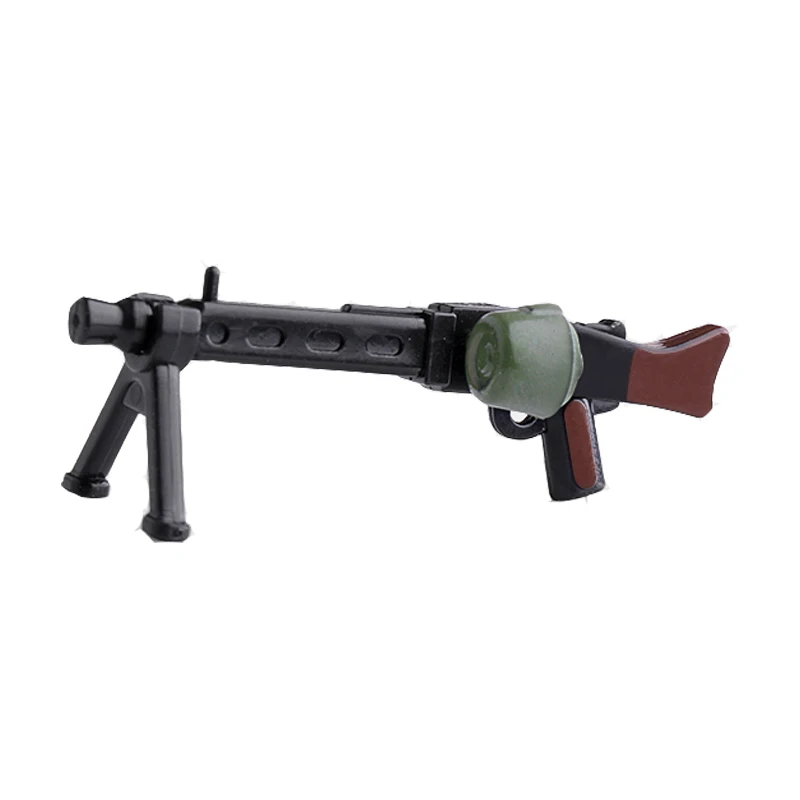 5 шт./лот пистолеты военные MG42 оружие, винтовка, пулемет, пистолет-пулемет, МОК конструкторские блоки, кирпичи, игрушки для детей B123 on.