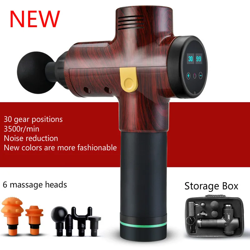 Тканевый массажный пистолет для мышц беспроводной Перезаряжаемый фасции