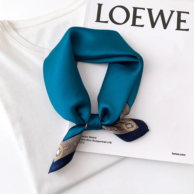 2023 роскошный брендовый женский шарф летние 100% шелковые шарфы шали женские мягкая