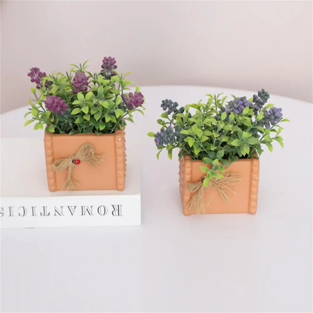 Хороший Искусственный ландшафт набор горшечных растений искусственный цветок