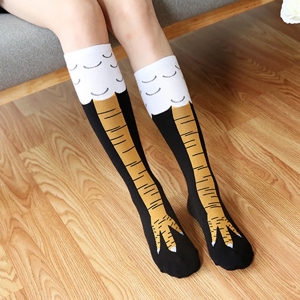 Женские носки, длинные, куриная нога, носки, ноги/гольфы, 3D, куриные носки, производительность, чулки "Medias", de mujer, чулки женски# A10