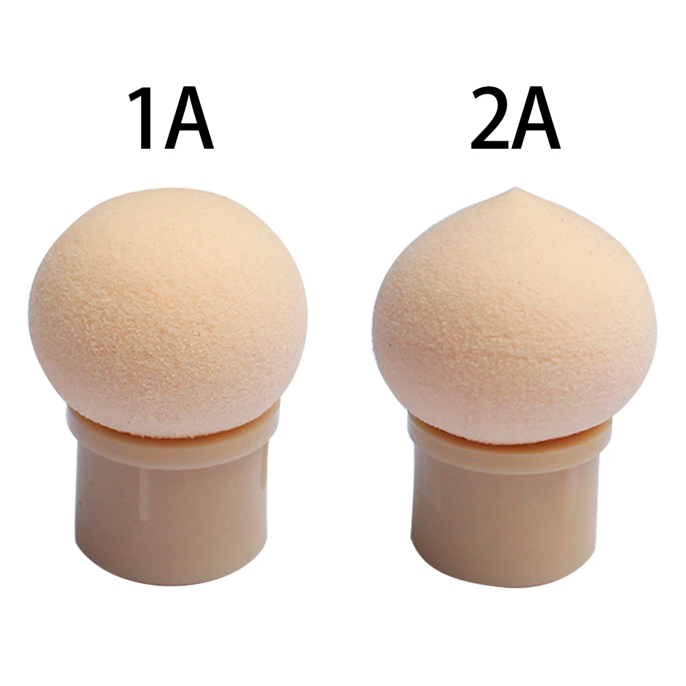 1 шт. круглые и острые губки сменные головки кисть для пудры градиентная ручка