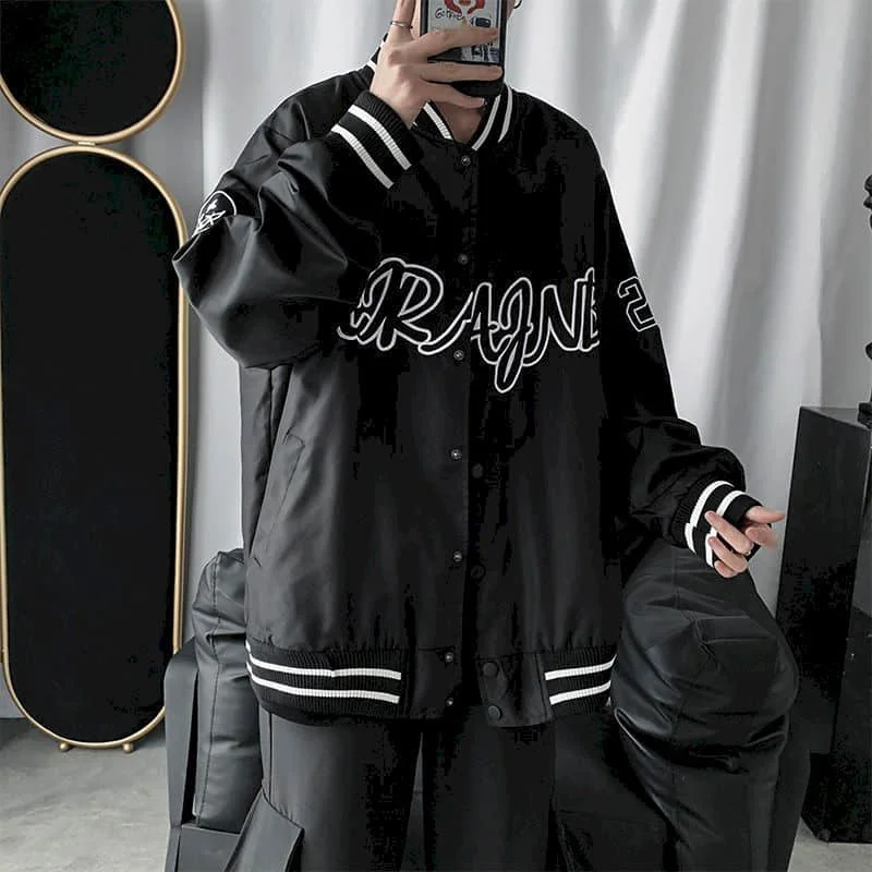 

Thick jacket men and women Harajuku BF wind studentbaseball uniform jacket cotton men jacket clothes men clothing