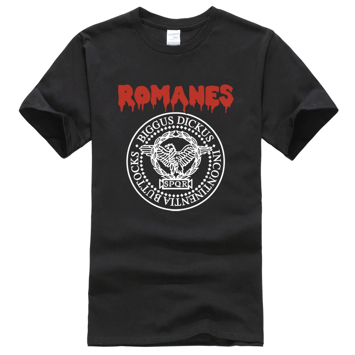 Летняя мужская футболка SPQR Римский гладиатор имперская повседневная с коротким