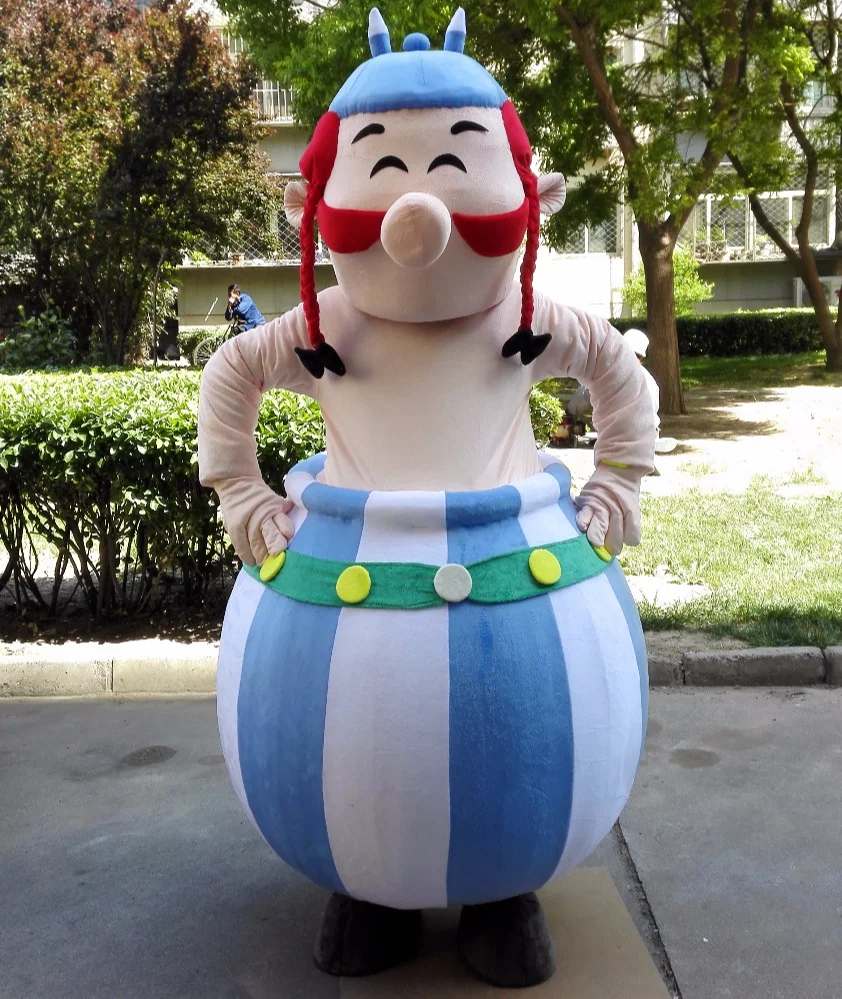 Карнавальный костюм талисмана Obelix Вечерние костюмы для костюмированной