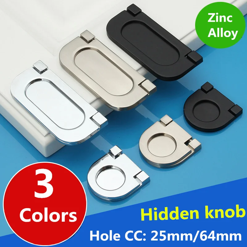 Ручка Скрытая из цинкового сплава с отверстием 25/64 мм|drawer handle black|hidden handledrawer handles |