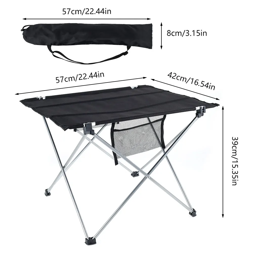

Portable Foldable Table Camping Outdoor Furniture Computer Bed Tables Aluminium Alloy Ultra Light Hiking Climbing Folding Desk
