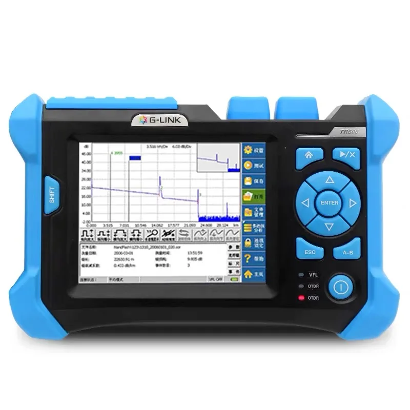

PON OTDR 1310/1550+1625nm 38/36/34dB OTDR Cable Tester