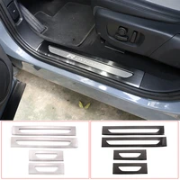 4pcs stainless steel door sill scuff plate trim thresholds protection sticker for range rover range rover evoque 2020car styling
