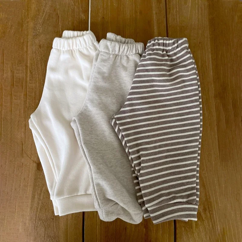 

Spring Toddler Infant Pants Newborn Baby Leggings Winter Thick Velvet Girl Boy Trousers Pompom Legging Pants Baby Boy Clothes