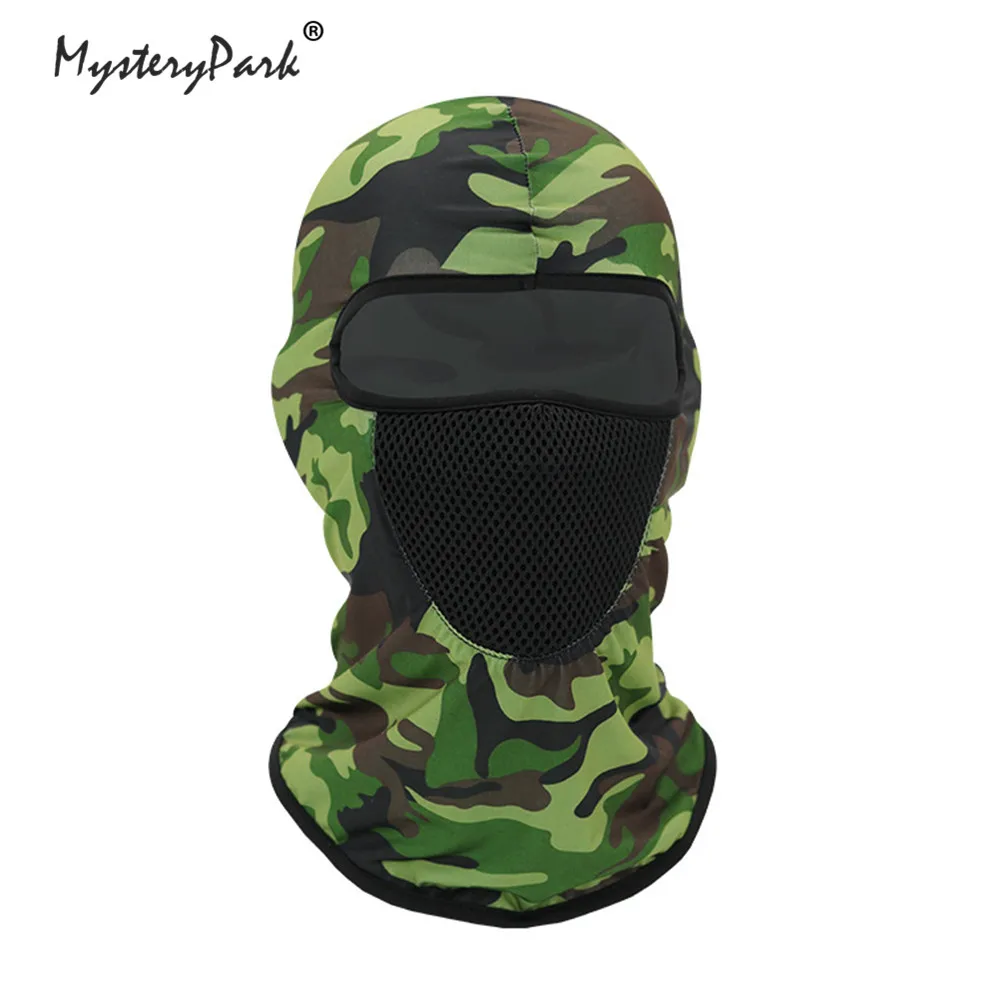 MysteryPark Tactical Camouflage Balaclava Full Face Mask Breathable UV Protection Headband Hunting Cycling Bandana Shield | Спорт и