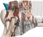 Одеяло аниме Ahegao Hentai, мягкое удобное теплое зимнее одеяло для дивана, кровати, гостиной, спальни, 30x40 дюймов