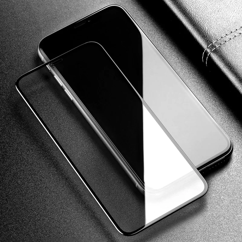 Полное покрытие закаленное стекло для iphone 11 Pro Max 0,3 мм 9H Защитное стекло для экрана для iphone 11 Pro X XR Xs Max стеклянная пленка