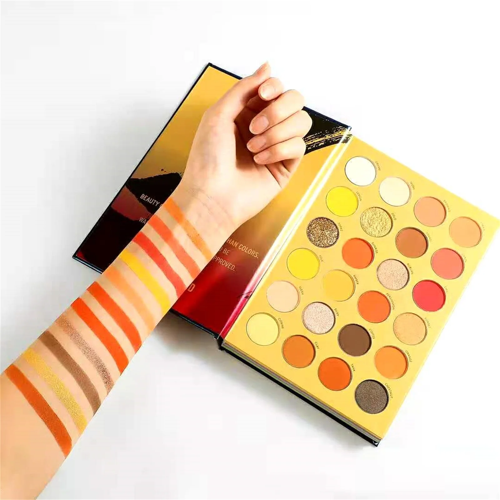 72 Colors Eyeshadow Palette Glazed Three-layer Book Style Make Up Cosmetic Highlight Matte Pearlescent Eye Shadow Makeup |