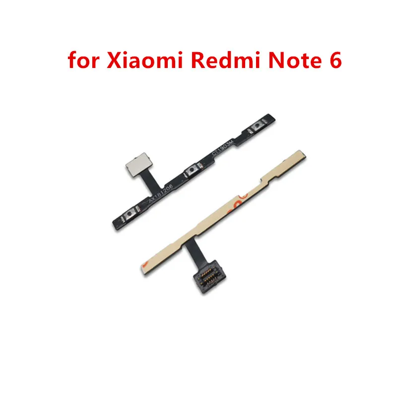 

for Xiaomi Redmi Note 6 Power Volume Side Key Button Flex Cable ON OFF Switch Flex Cable Replacement Repair Parts