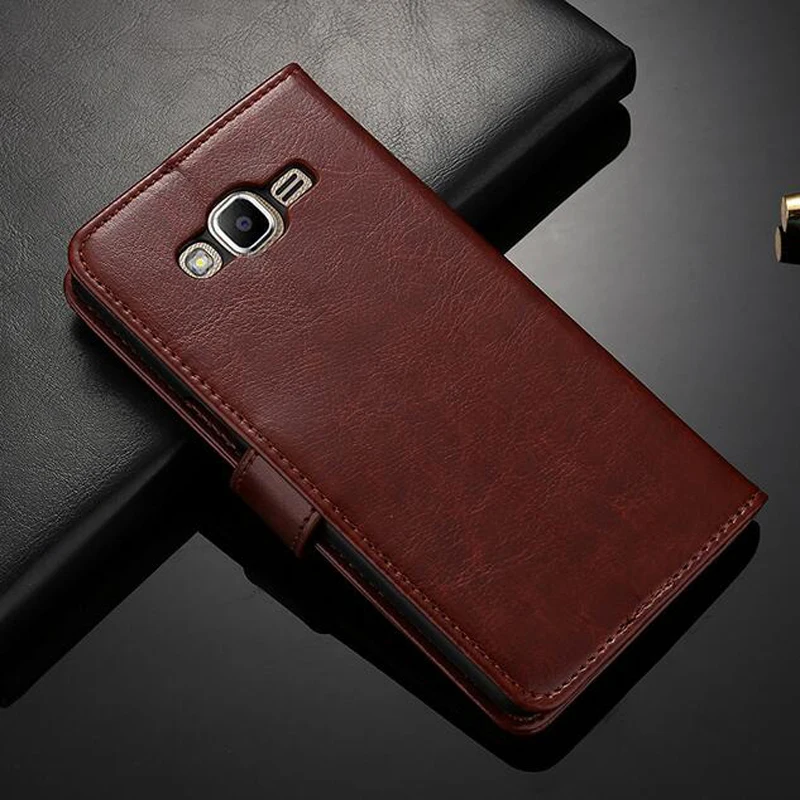 Винтажный Премиум кошелек кожаный держатель для карт чехол для samsung SM-G531H Galaxy Grand Prime VE G531H SM-G530H G530H SM-G531F