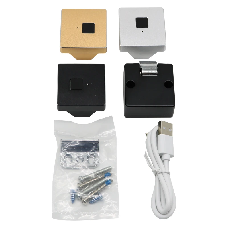 Электронный замок для шкафа умный биометрический со сканером отпечатков пальцев