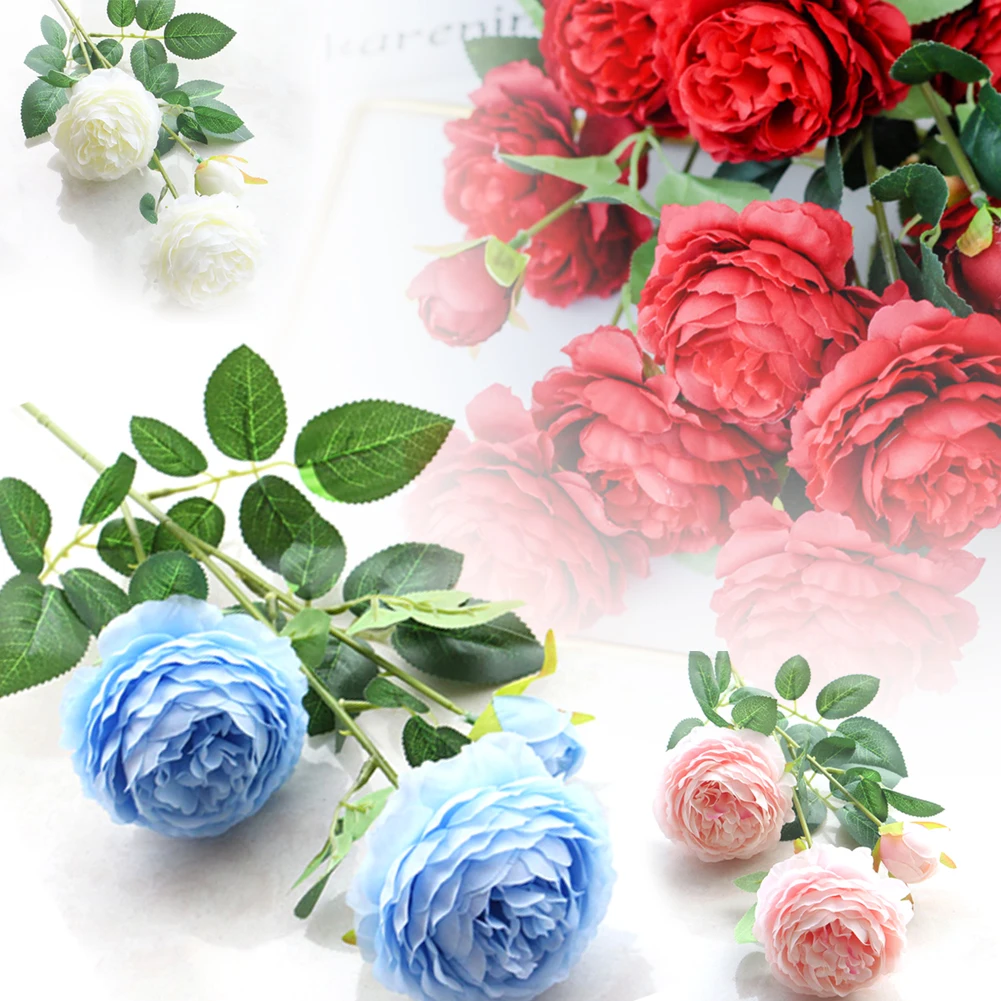 Отель 3 головки реалистичный Свадебный декор Праздничная композиция