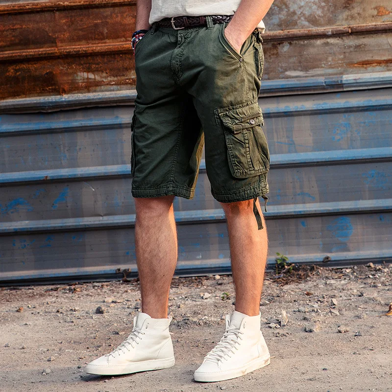 

Cargo-Shorts 2021 New Fashion Summer Men Casual Loose Men Short Brand Clothing Jogger Cargo Shorts Men