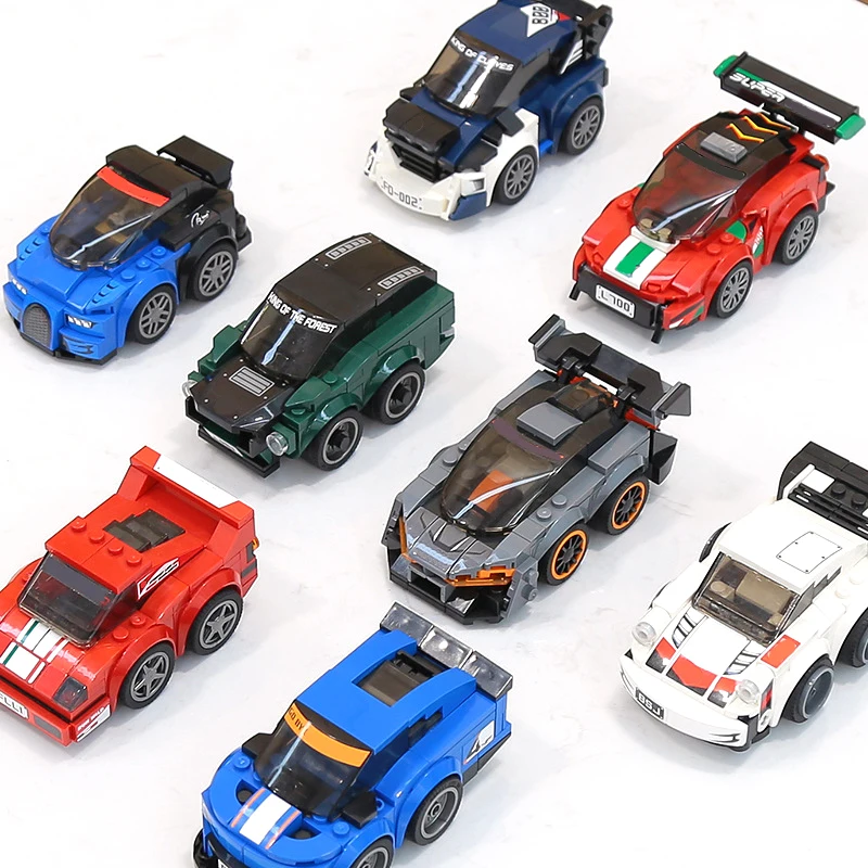 Скоростной спортивный мини-автомобиль Moc супер строительные блоки сделай | Отзывы и видеообзор