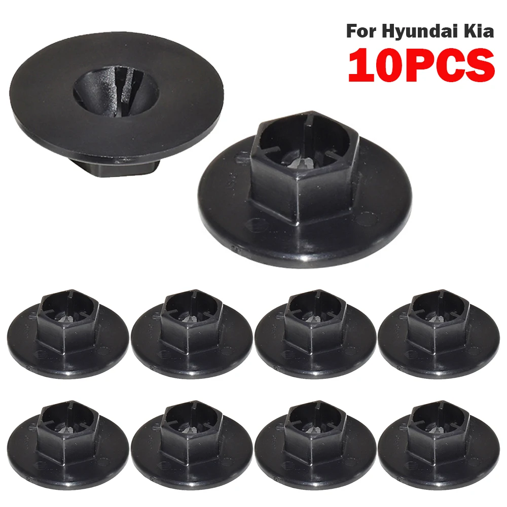 10X свод колеса брызговик зажимы крыло вкладыш грязезащитная гайка для Hyundai Accent Creta