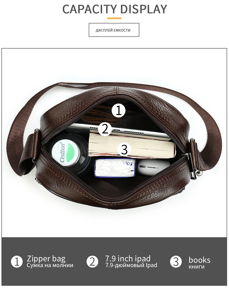 Westal сумка через плечо мужская мужские сумки из натуральной кожи для мужчин