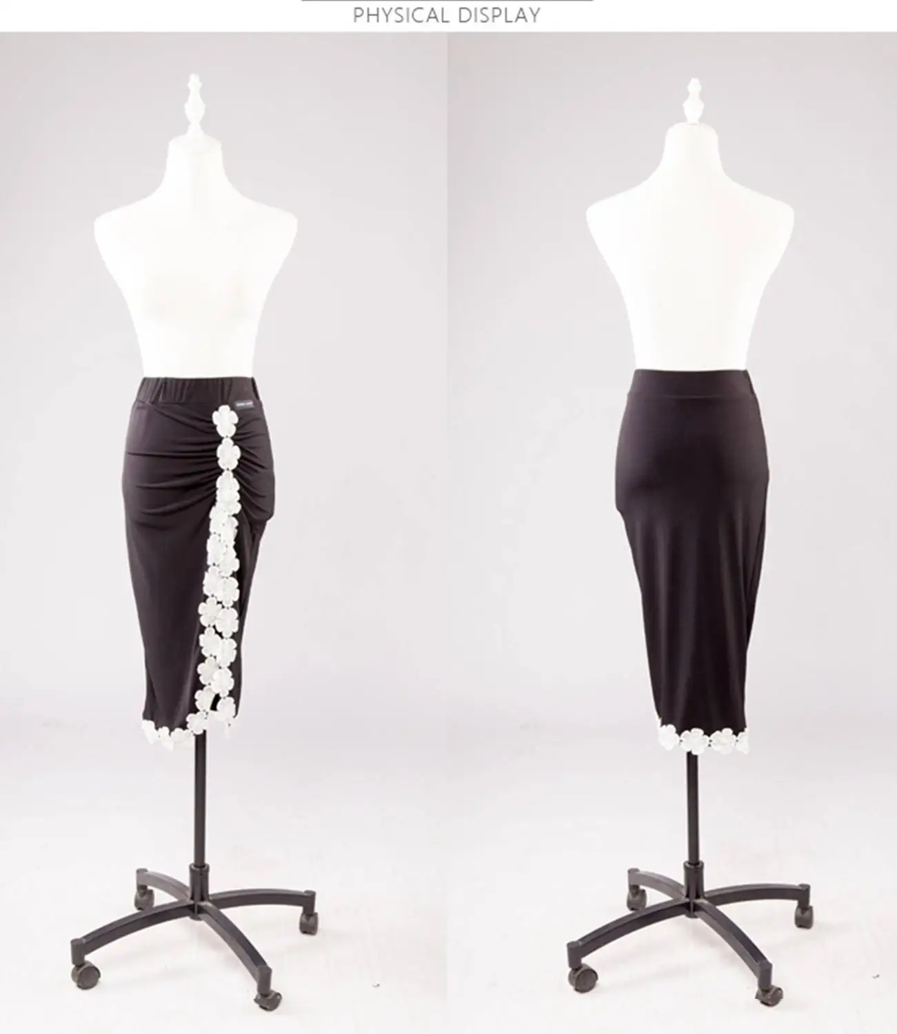 Профессиональная юбка для латиноамериканских танцев G2028 ручной работы с