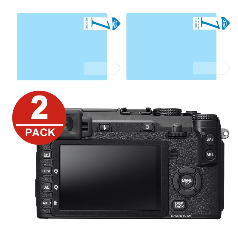 2х защитная пленка для жк экрана Fujifilm X E2 X100S X100 X20 X10 XE1 x1 XM1 GFX 50S 50R 1 5 2 x|Защита экрана|