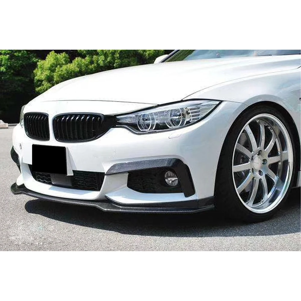 Передний бампер противотуманная фара Сплиттеры плавники для BMW 4 серии F32 F33 F36 M Sport
