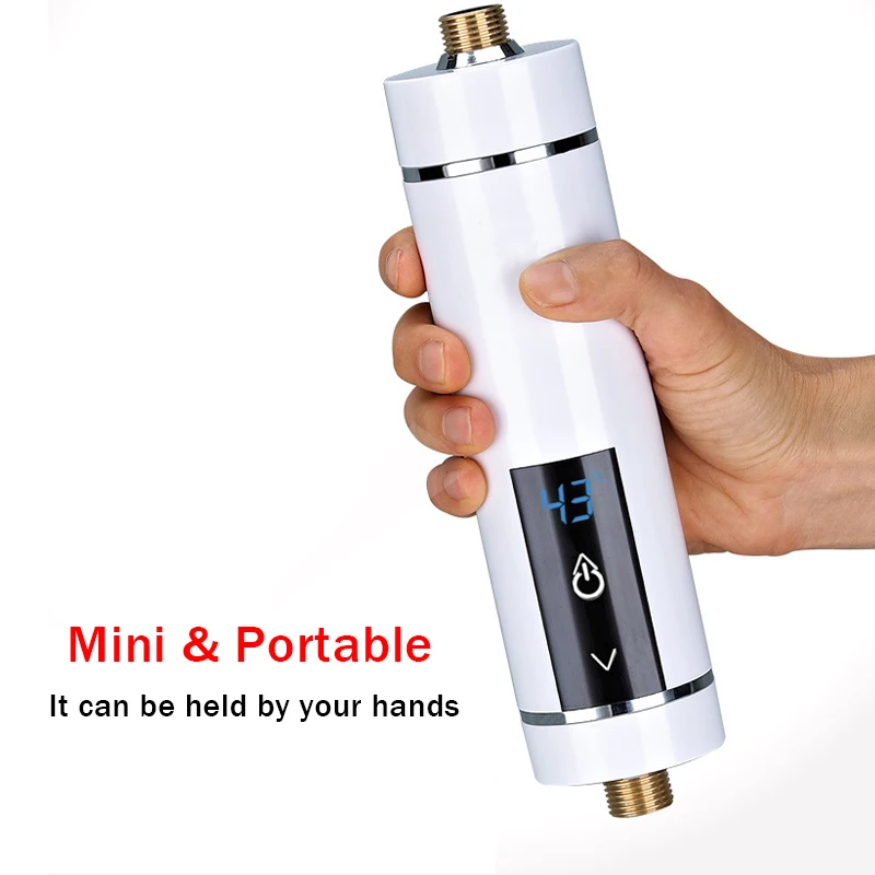 Светодиодный ный электрический водонагреватель 3500 Вт 220 В с функциями мгновенный