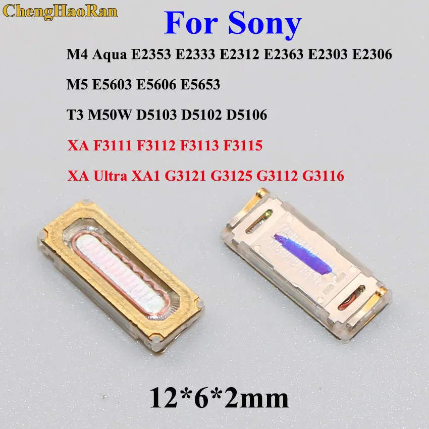 ChengHaoRan 2 шт. для Sony Xperia XA Ultra XA1 G3121 G3125 G3112 G3116 M4 Aqua E2353 E2333 наушники Динамик приемник |
