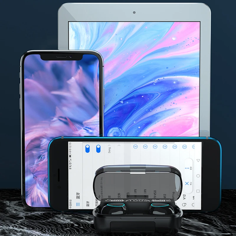 2021 M10 беспроводные наушники Bluetooth 5 1 для звонков TWS HIFI мини-наушники Спортивная