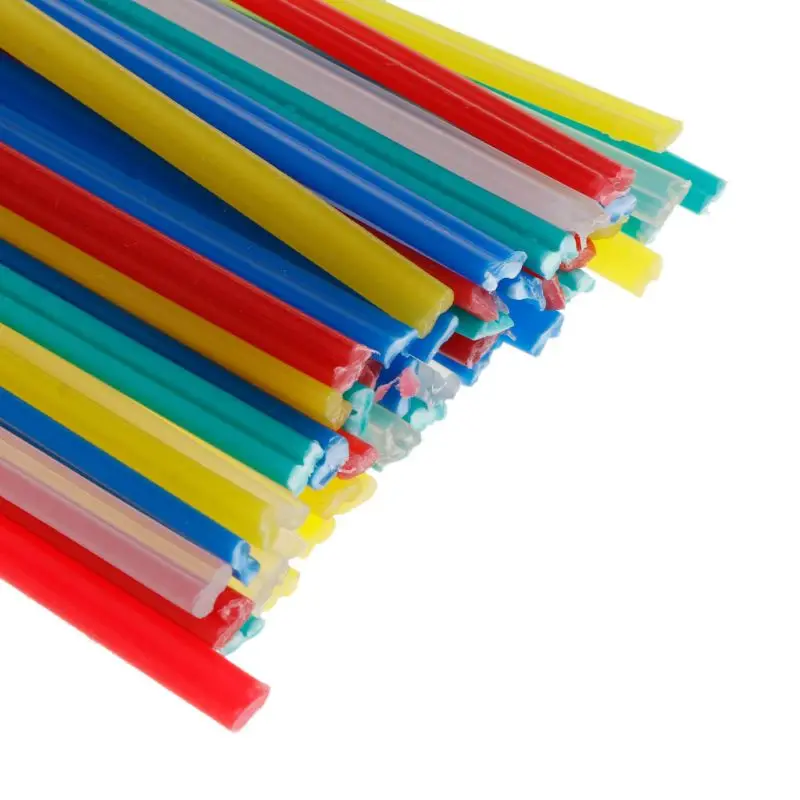 

50pcs New Plastic Welding Rods ABS/PP/PVC/PE Welding Sticks For Plastic Welder