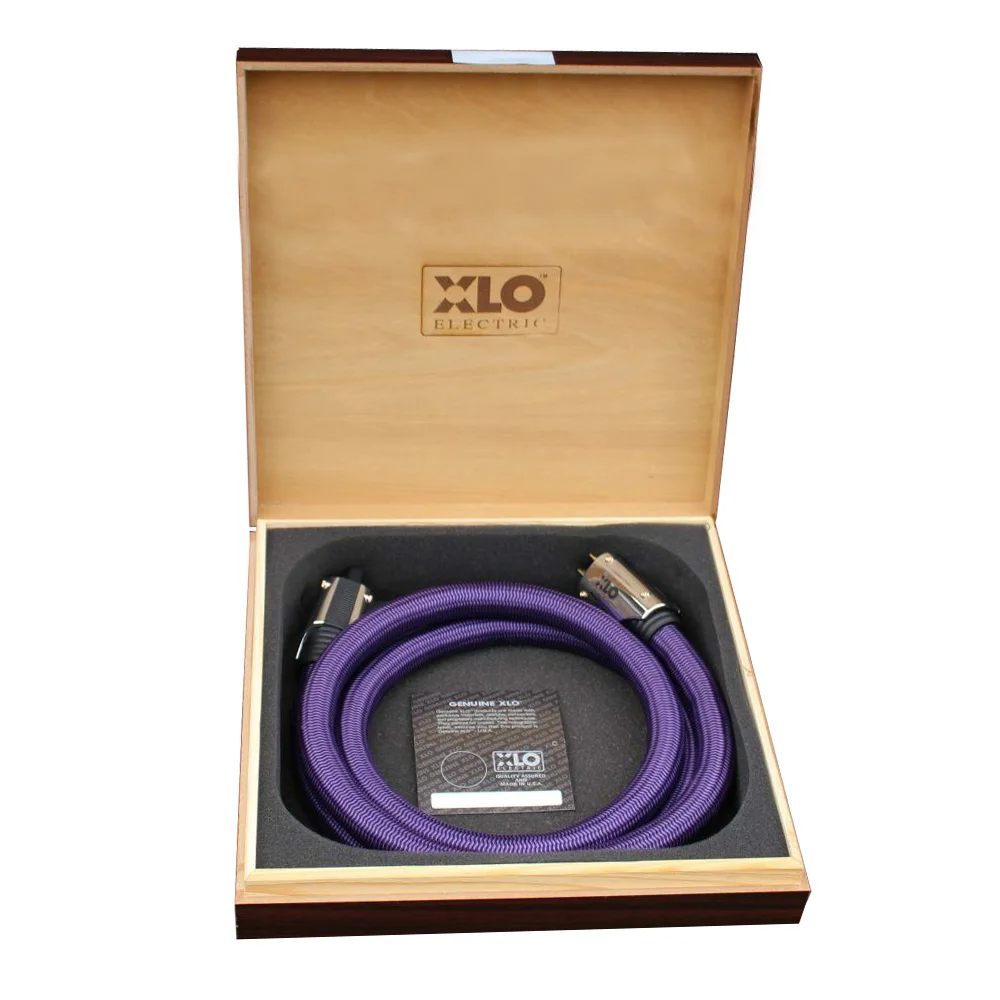 XLO фиолетовый Раш HIFI США AC аудиофиль кабель питания 2 м оригинальный деревянный