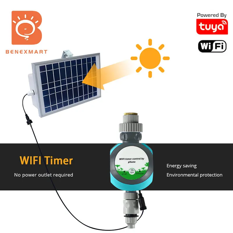 

Система полива сада Benexmart Tuya, Wi-Fi, дистанционное управление, таймер