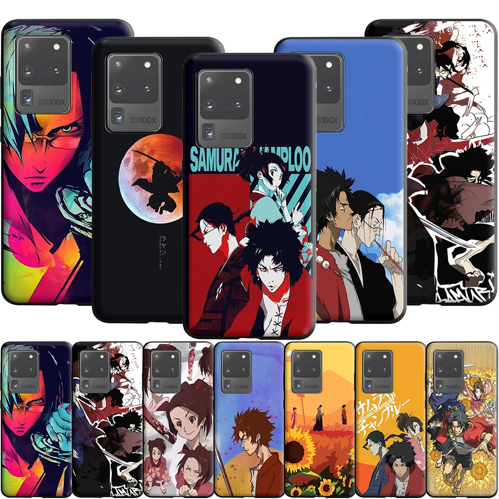Чехол Samurai Champloo для Samsung Galaxy A5 A6 A9 M11 M30S M21 M31 M31S S21 S21S S30 Plus Ultra M51 A02 A12 A32 A52 A72 F62