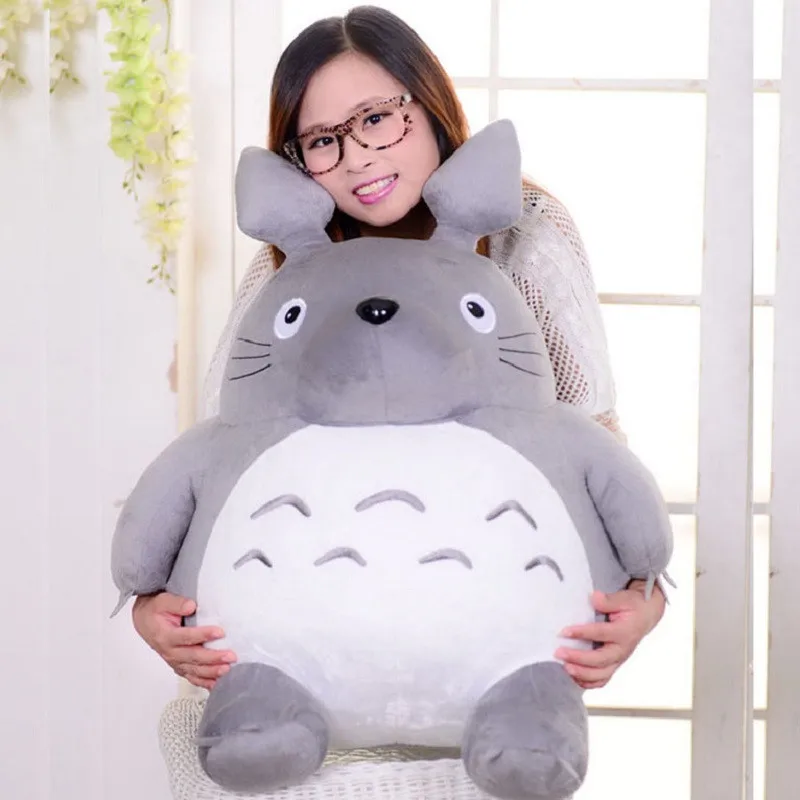 

Totoro Plush Toys Soft Stuffed Animals Anime Cartoon Pillow Cushion Cute Fat Cat Chinchillas Children Birthday Christmas Gift