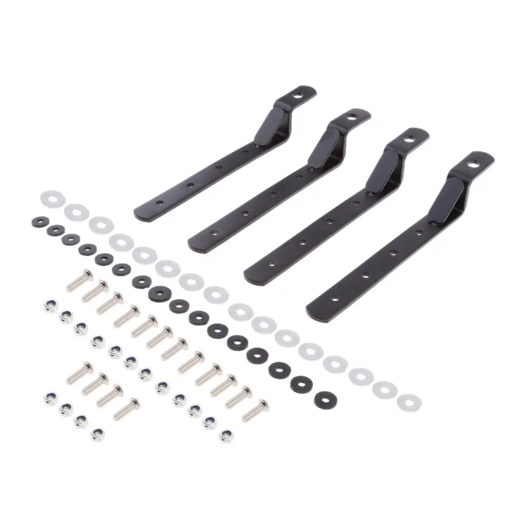 

Universal Heavy Duty Motorcycle Hard Saddlebag Mounting Bracket Set Black