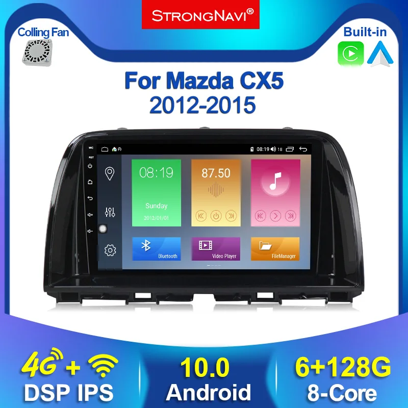 6 + 128G IPS экран Android 10 для Mazda CX5 CX-5 CX 5 2012-2015 Автомагнитола мультимедийный видеоплеер