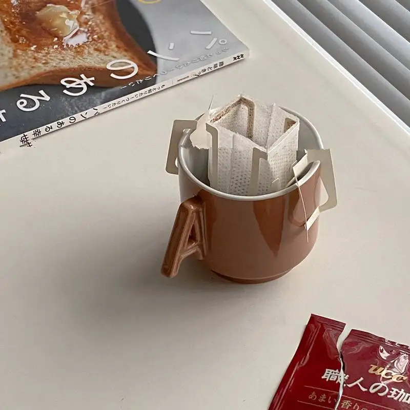 Керамические кружки A C F дизайн с ограниченными словами кружка для кофе молока