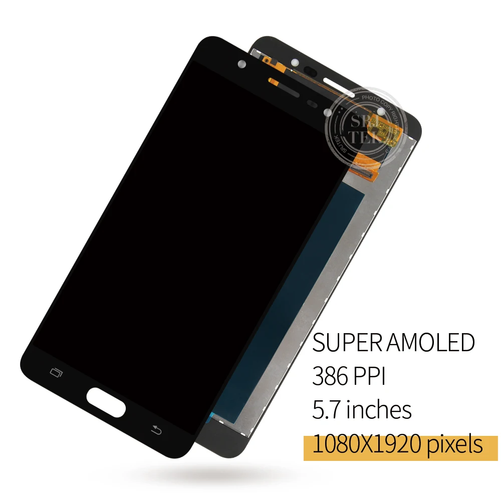 ЖК дисплей AMOLED/TFT для Samsung Galaxy J7 Max G615 сенсорный дигитайзер сенсорное стекло в