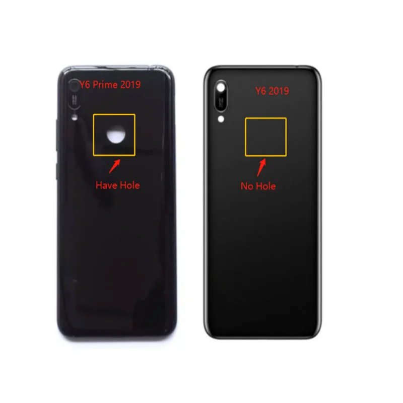 

10Pcs 6.1" New Back Battery Cover Door Housing Case For Huawei Y6 2019/Y6 Prime 2019/Y6 Pro 2019 Rear Glass Replacement