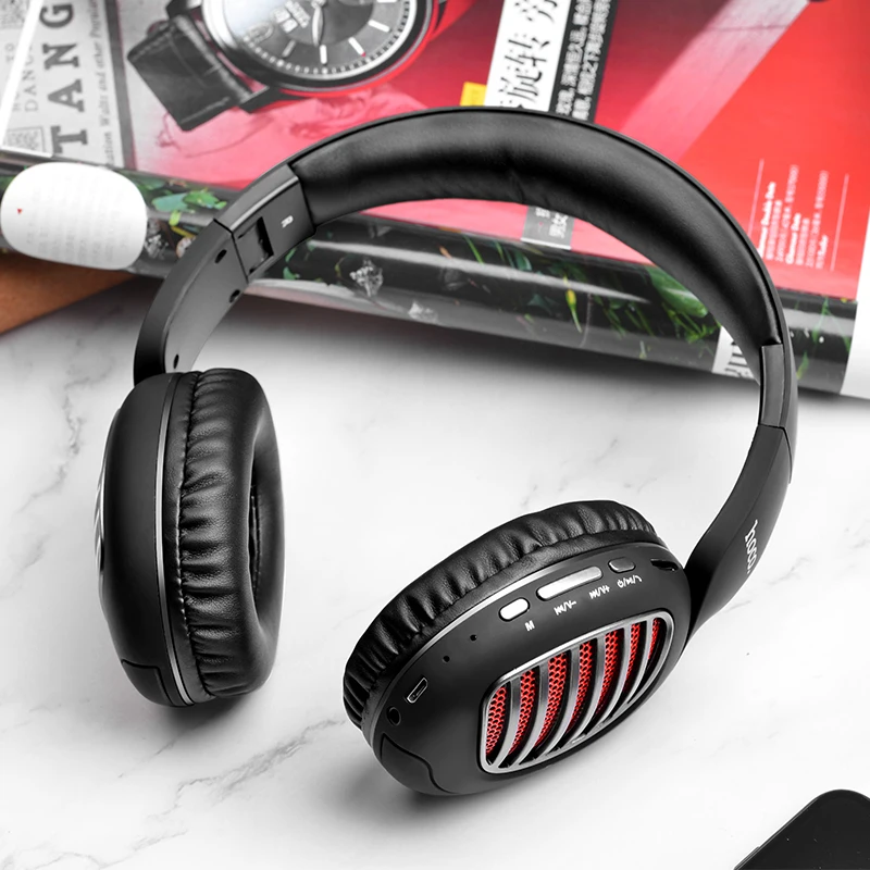 HOCO W23 2 шт./лот оптовая продажа беспроводные наушники Bluetooth гарнитура складные