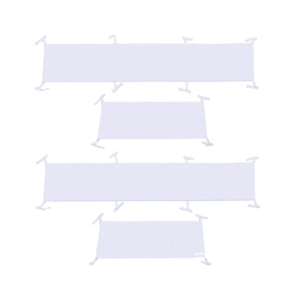 

4pcs Baby Crib Bumper Pads Comfortable Nursery Pads For Standard Cribs Cot Liner For Baby Safe Guards Protector Thick New