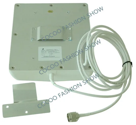 ZQTMAX 9dBi Indoor directional panel antenna with 5m cable for 806-2700MHz CDMA GSM DCS 1900 2600 3G repeater signal booster | Мобильные