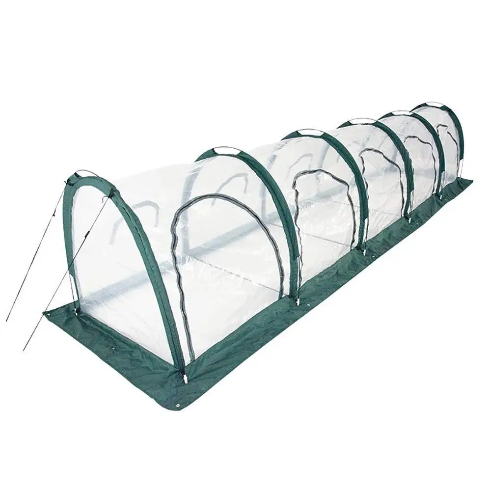 

5M Super Long Back Garden Tunnel Greenhouse Outdoor Household Heat Preservation Greenhouse Tent With Frame Plastic Equipment