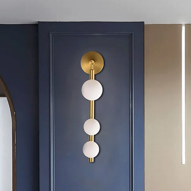 Artpad Lighting-Decorative Wall-Sconces-Light for Corridor Bathroom TV Background Golden Black Metal Wall Mirror Vanity Light G9 | Лампы и