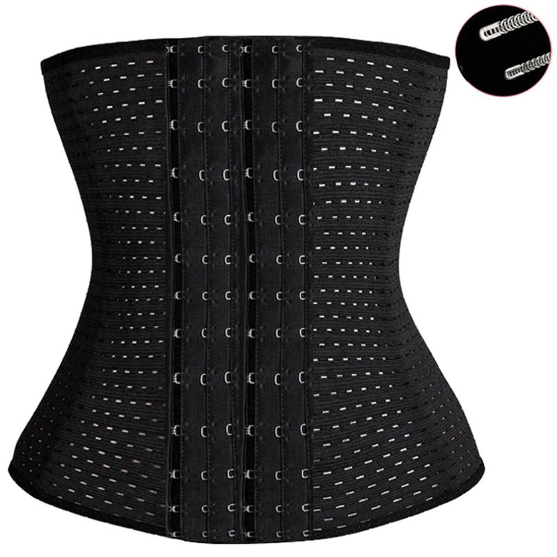 

Plus Size XS-5XL Steel Boned Waist Trainer Corset Women Postpartum Band Sexy Bustiers Corsage Modeling Strap cinta modeladora US